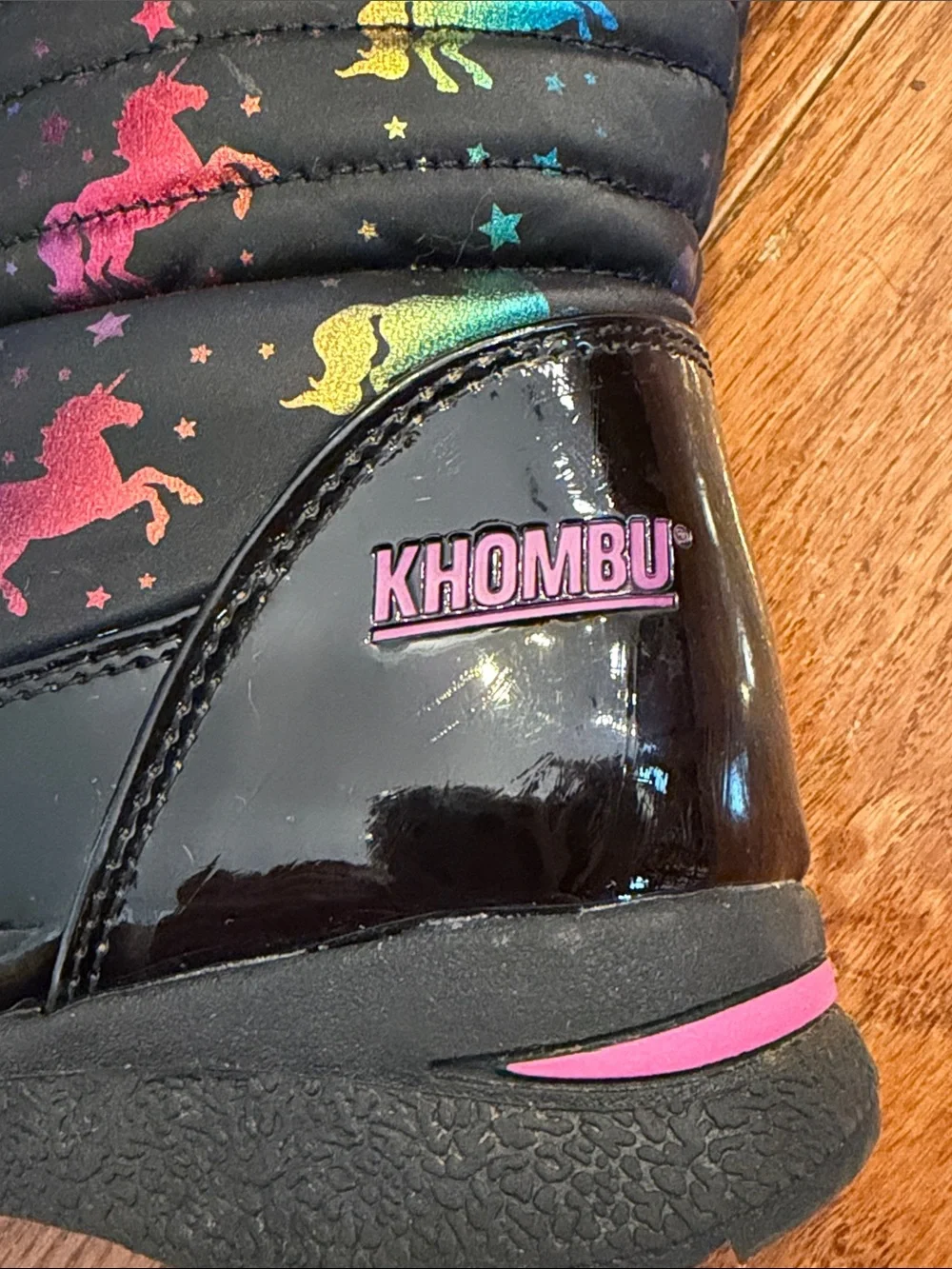 Unicorn Girls Boots Size 3- Khombu